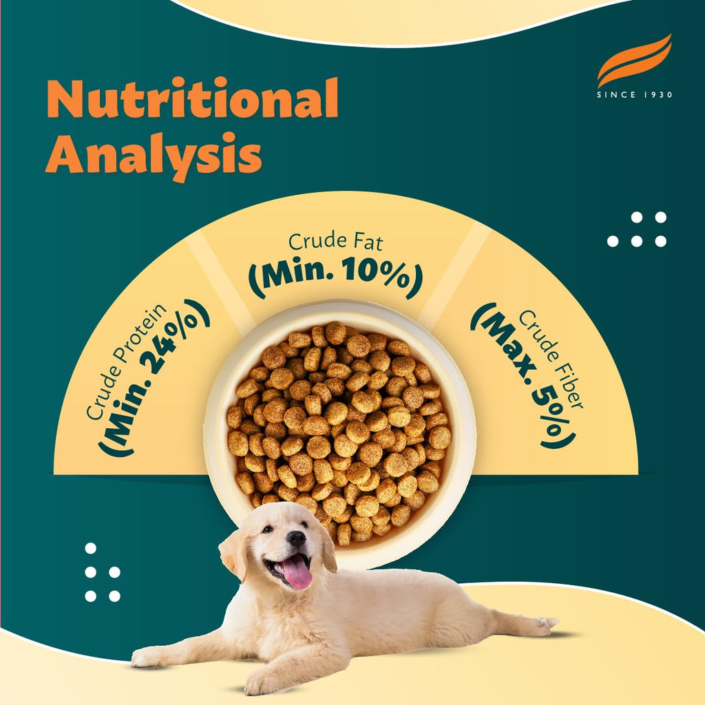 Himalaya Healthy Pet Food Adult Dog Food | Meat & Rice, Medium Breed | 1.2kg | Complete & Balanced Nutrition | Fortified with Herbs | 20+ Nutrients, Vitamins & Minerals